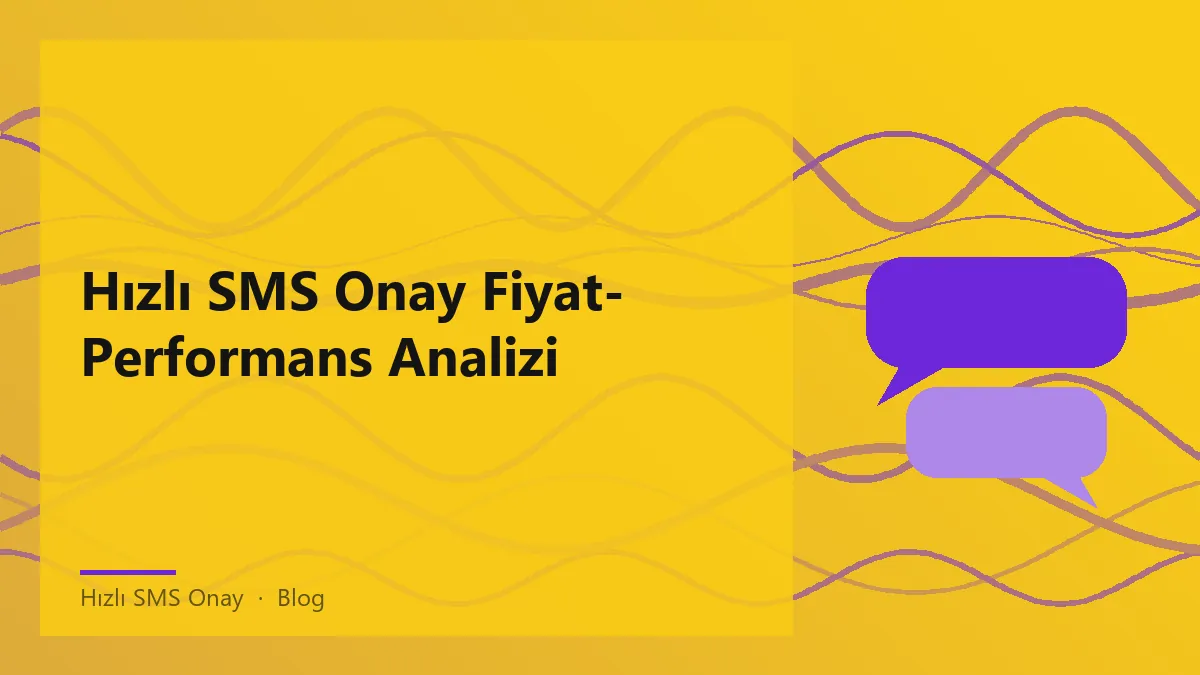 Hızlı SMS Onay analizinin detaylı grafiği